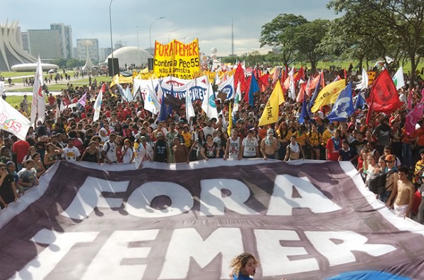 A juventude participou massivamente do Ocupa Brasília (fotos: Rafael Werkema/CFESS)  