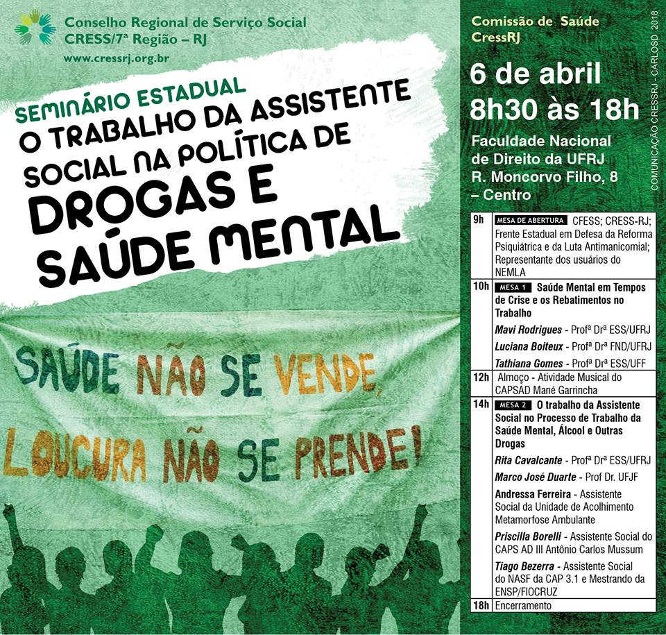 II SEMINÁRIO ESTADUAL SERVIÇO SOCIAL E SAÚDE 