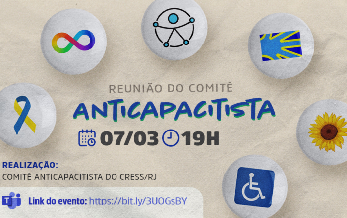 #descriçãodaimagem Card com fundo branco. Na imagem há diversos bottons relacionados à luta anticapacitista: o símbolo da neurodiversidade; o símbolo internacional da acessibilidade, a bandeira da comunidade surda, botton com o símbolo da trissomia do cromossoma 21; o símbolo da deficiência física e o símbolo das deficiências ocultas, um girassol.