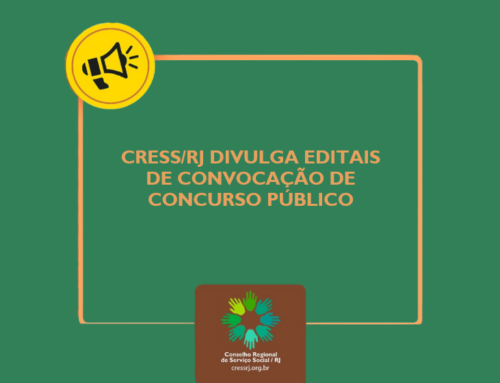CRESS/RJ divulga editais de convocação de concurso público