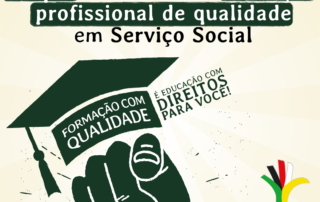 Card reforça o compromisso do Conjunto e da Abepss a uma formação profissional de qualidade.