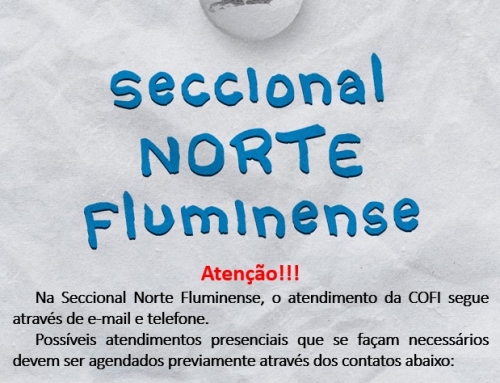 Aviso sobre o funcionamento da COFI na Seccional Norte Fluminense